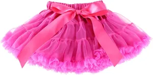 Baby Girls Chiffon Fluffy Pettiskirts Tutu Princess Party Skirts Ballet Dance Wear