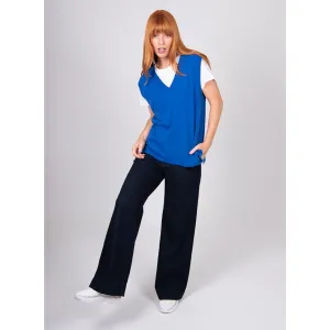 BRIDGE & LORD - V-Neck Vest - Cobalt