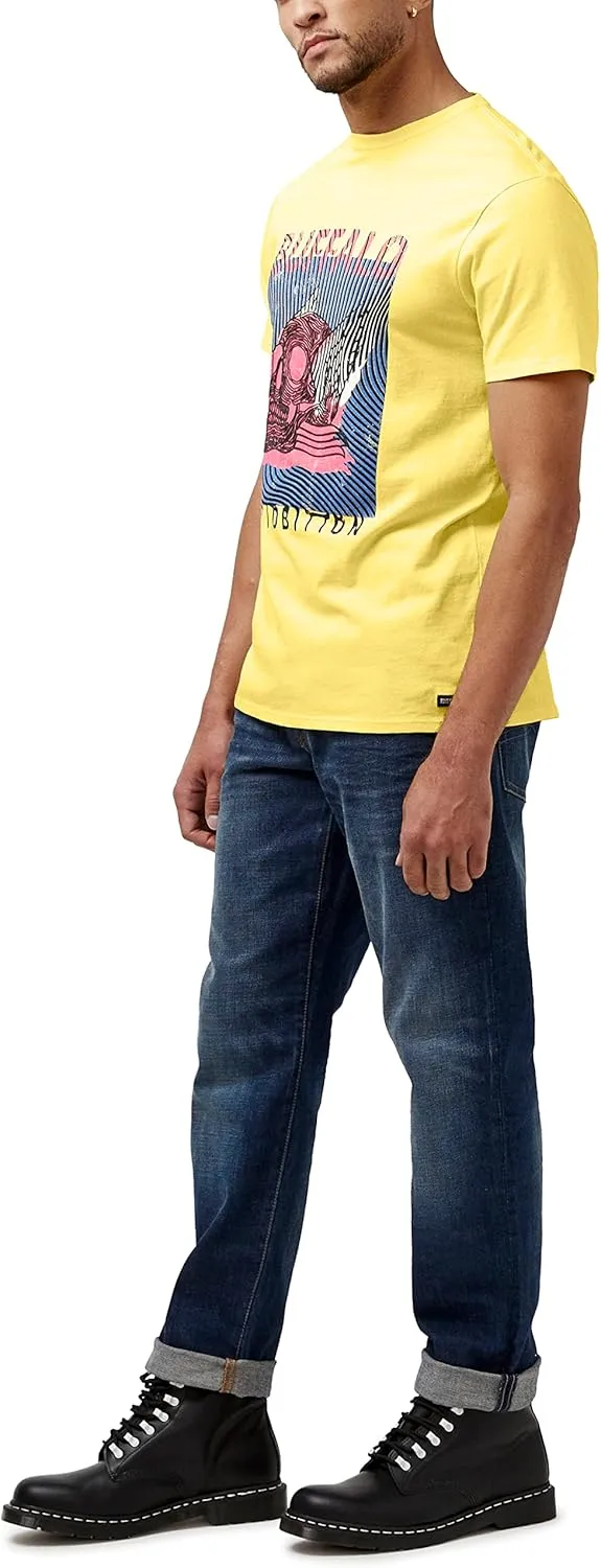 Buffalo David Bitton Men's Short Sleeve Crew Neck Graphic Tee