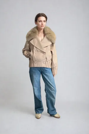 Celeste Cashmere Coat Beige