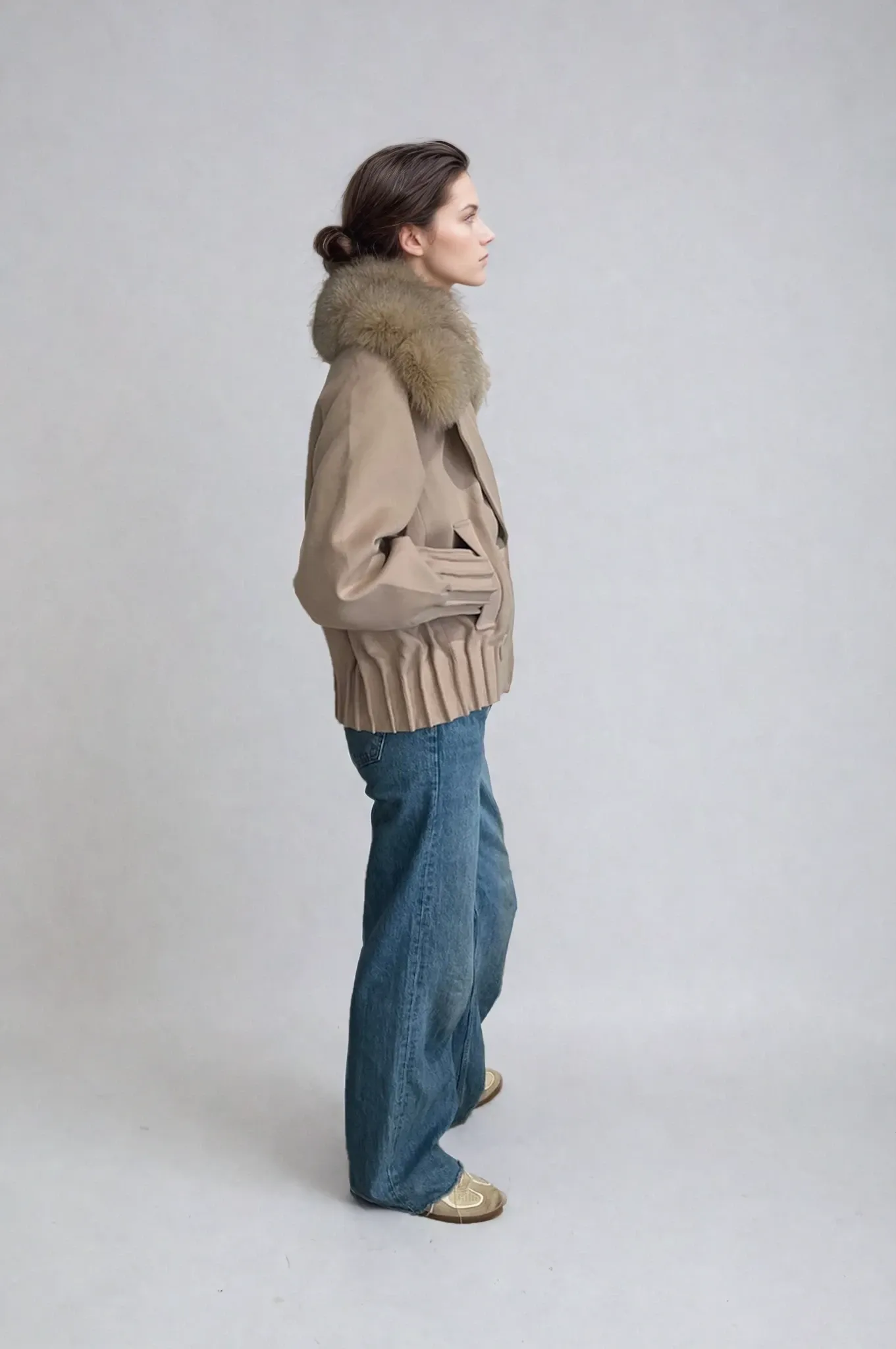 Celeste Cashmere Coat Beige