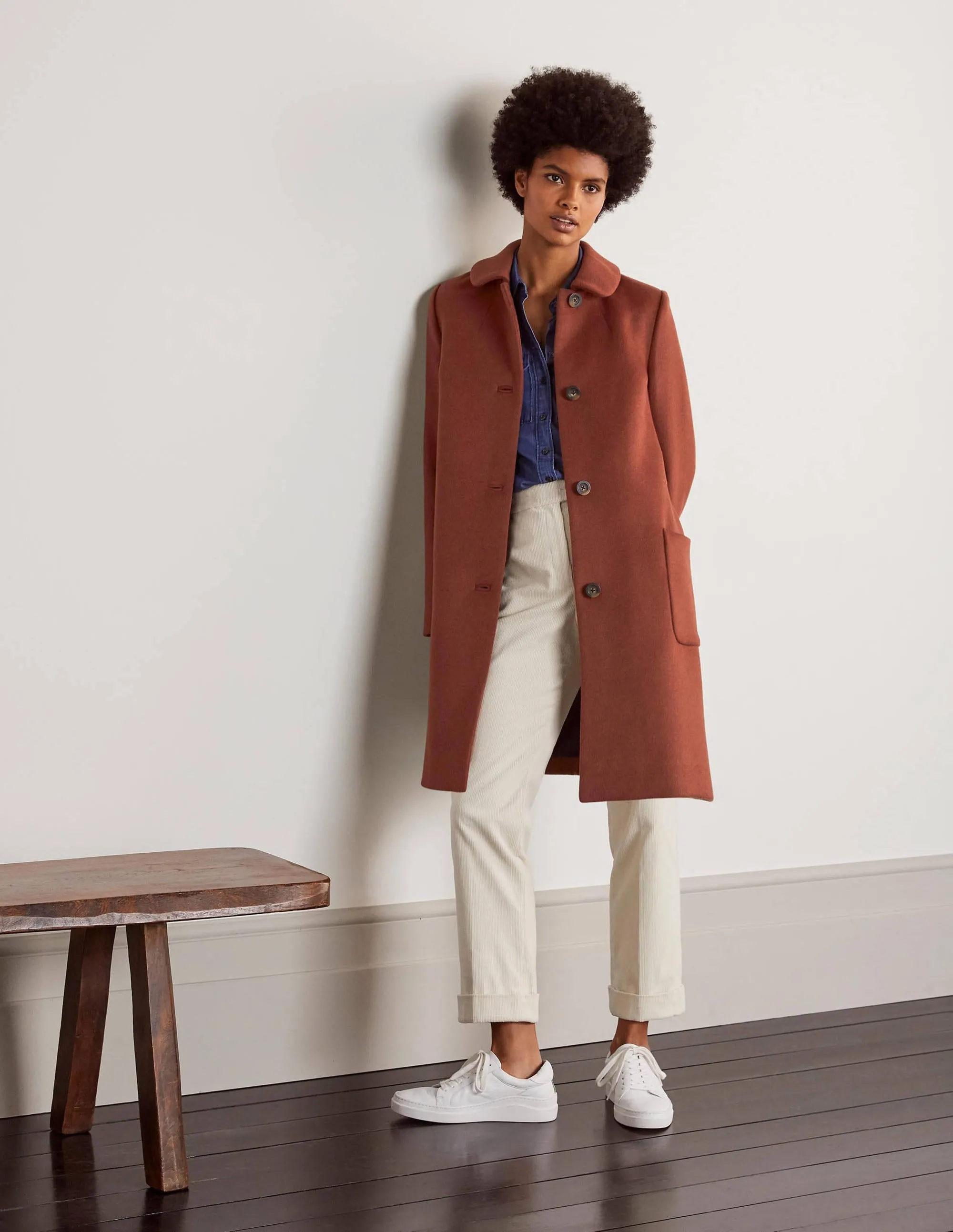 Clifford Coat-Red Oak