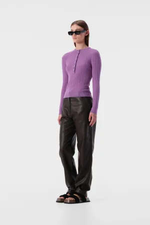 ELKA COLLECTIVE Filippa Knit Top violet