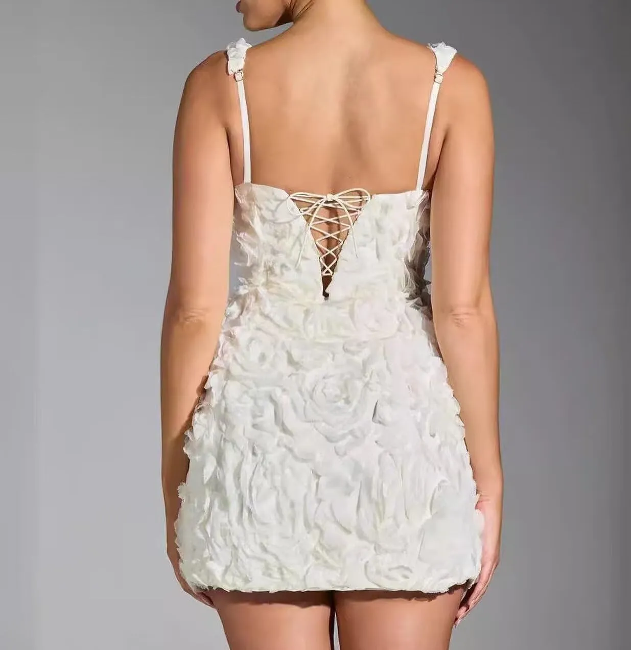Fivsole 3D Flower Homecoming Dress for Teens 2025 Tulle Short Formal Cocktail Party Mini Dresses