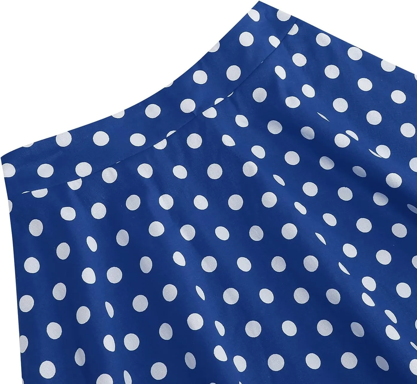 Girls Vintage Polka Dot Skirt 50s Flare A-Line Pleated 50's Full Circle Skirt 1950s Smock Waist Rockabilly Swing Party Skirts