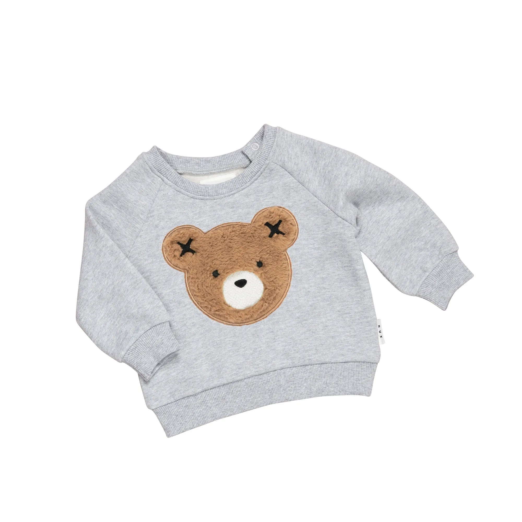 Huxbaby Fur Hux Sweatshirt - Light Grey Marle