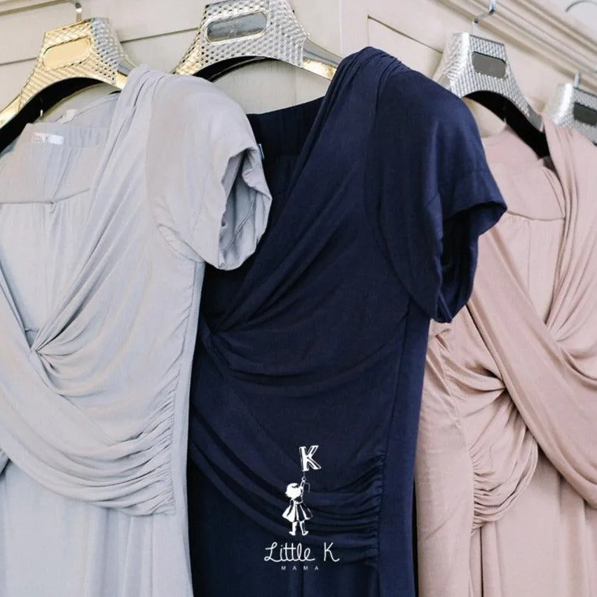 Little K Bamboo Mama PJ Navy Blue