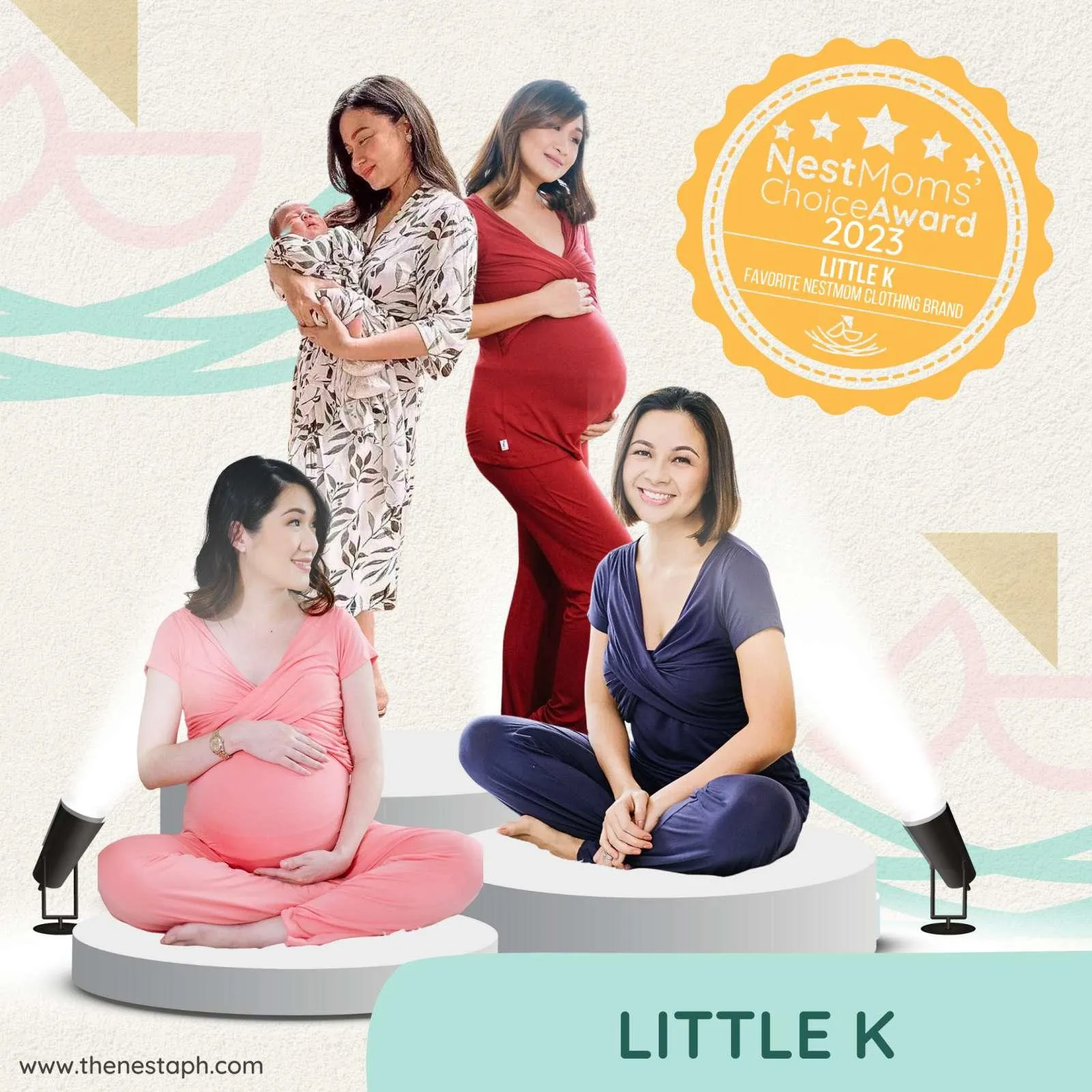 Little K Bamboo Mama PJ Navy Blue