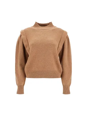 Lucile Scalloped Neck Sweater