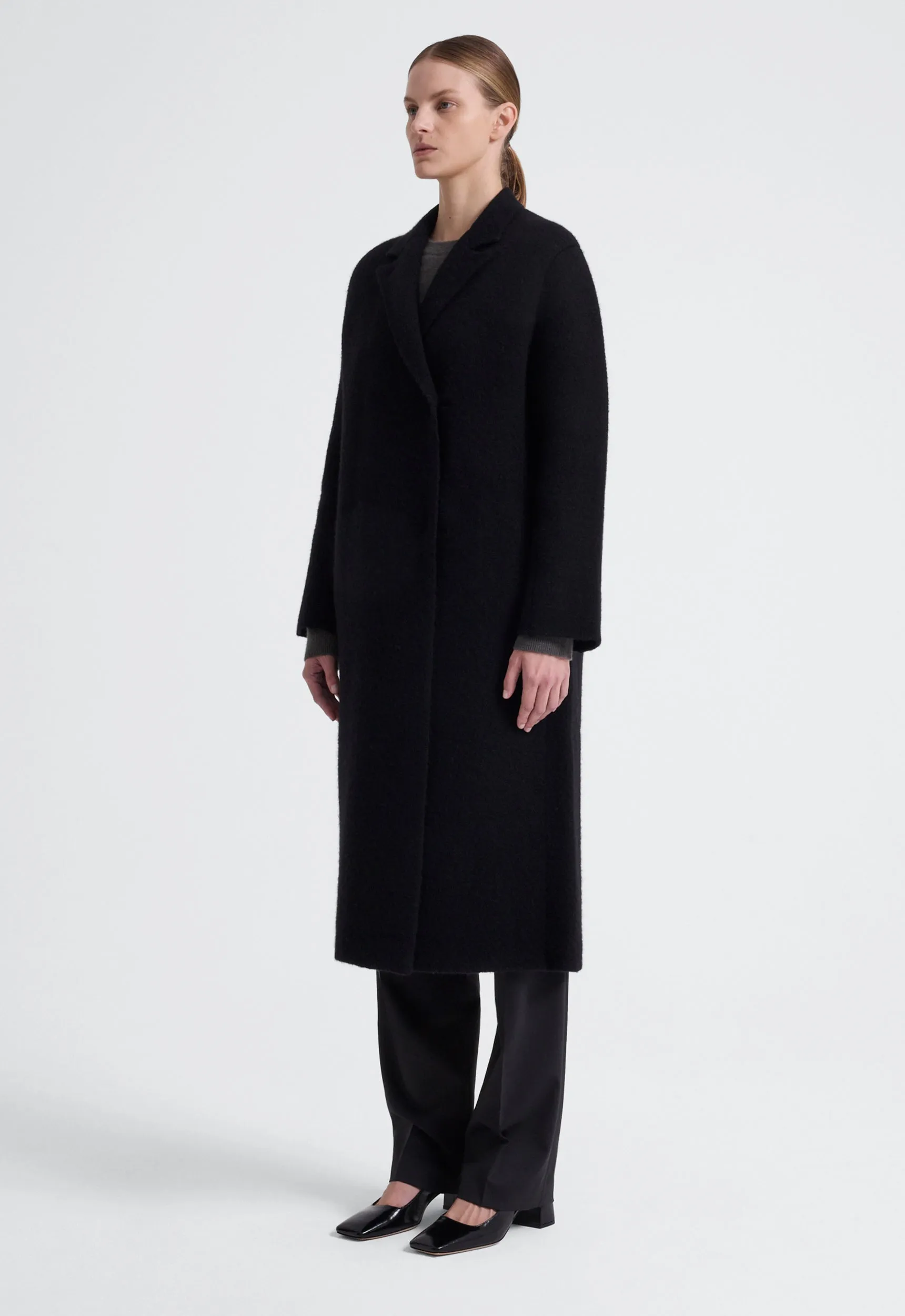 Maggio Wool Coat - Black