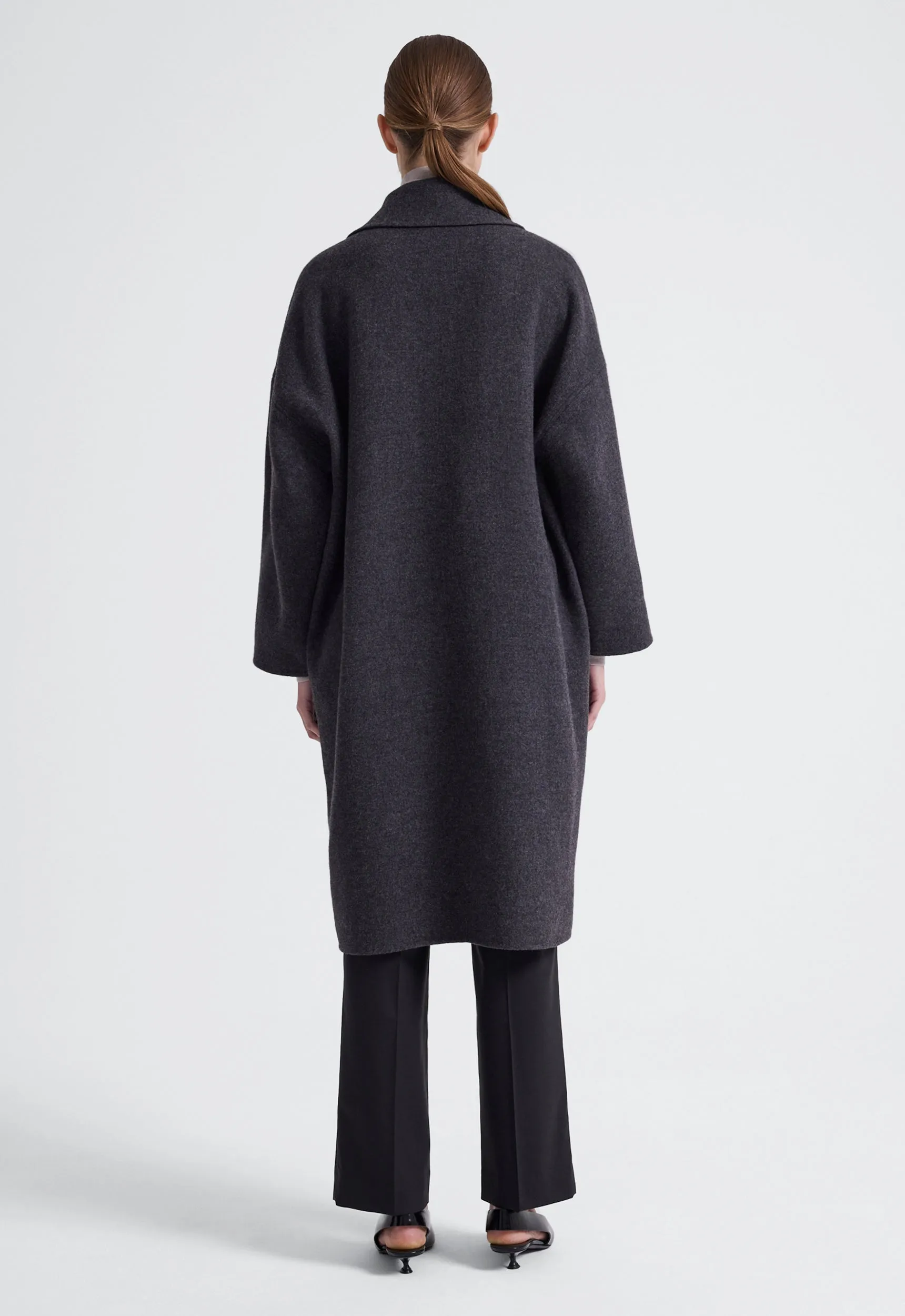 Mega Wool Coat - Char
