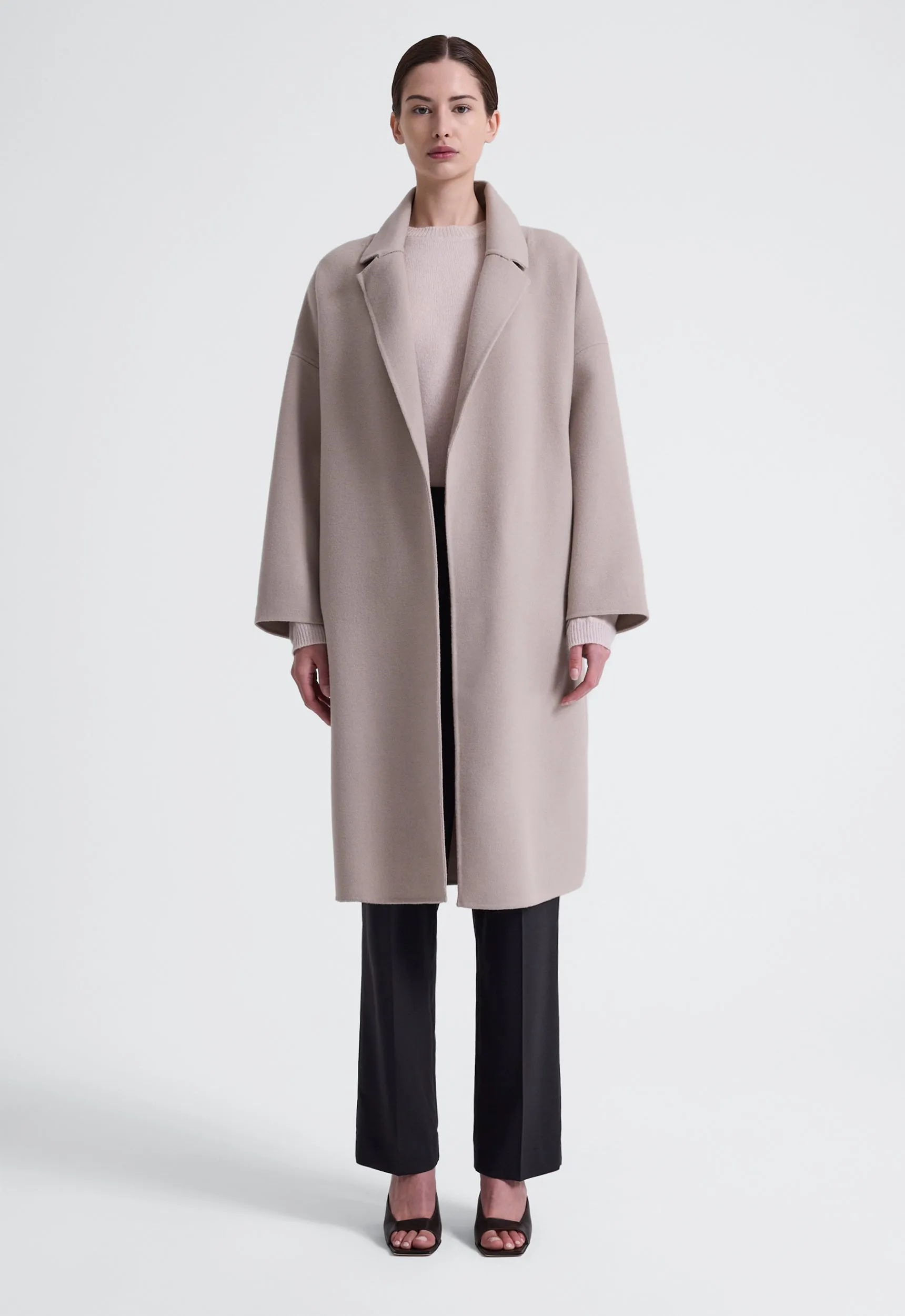 Mega Wool Coat - Dark Pearl