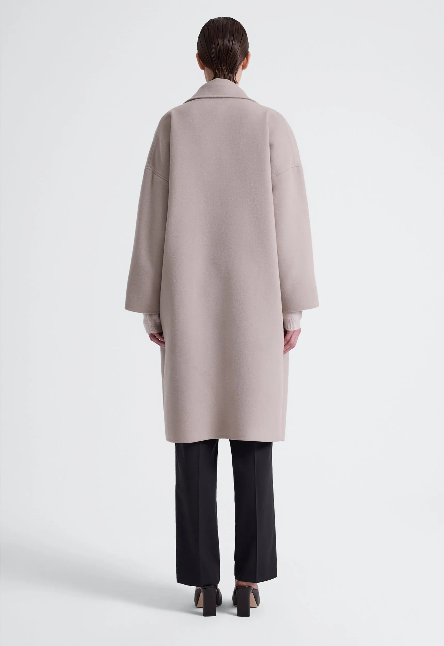 Mega Wool Coat - Dark Pearl