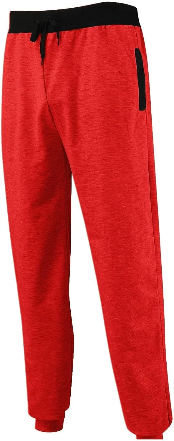 Men's Linen Pants Drawstring Elastic Waist Spring Long Casual Loose Summer Beach Yoga Cotton Golf Jogger Trousers