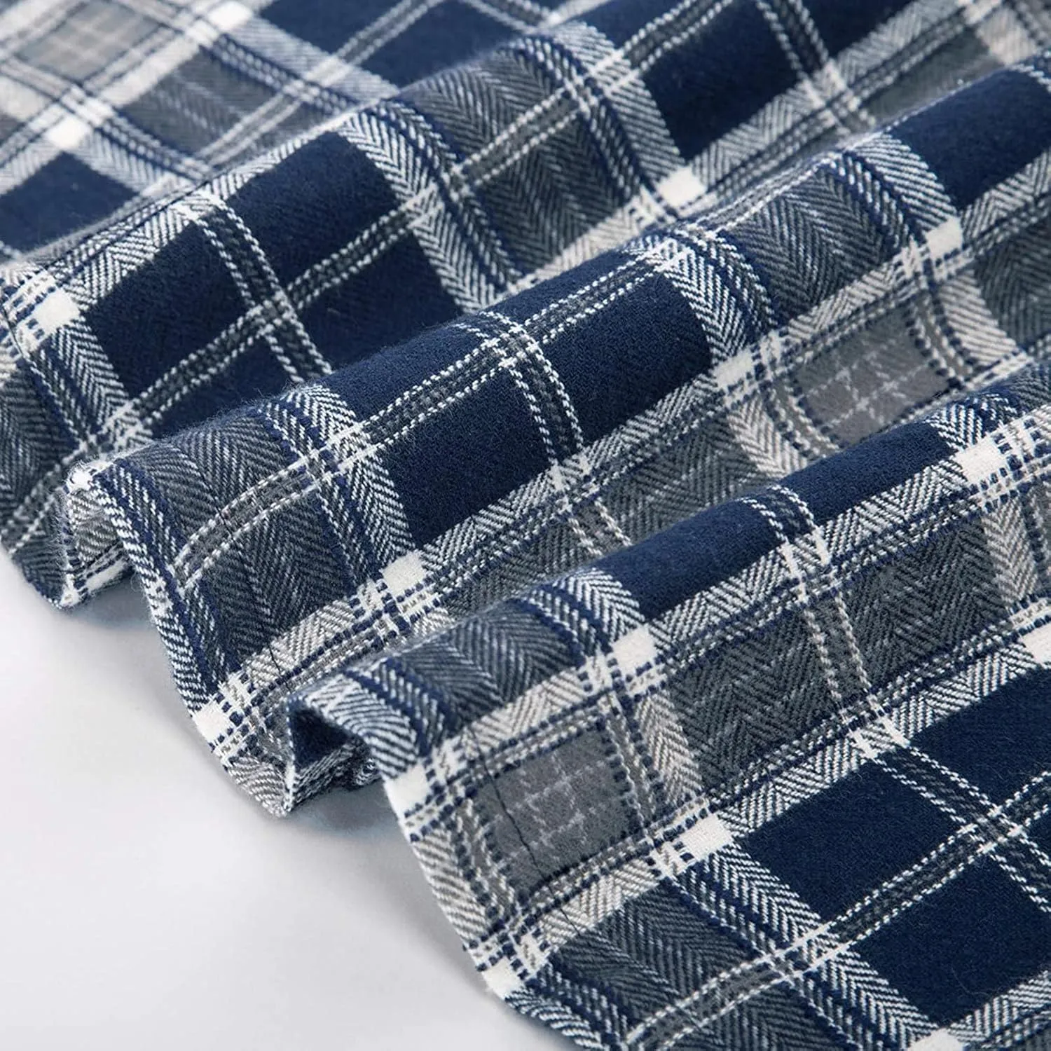 Plaid Skirts for Women Pleated Skirt Warm Elastic Waist A-Line Midi Length Skirt Pleated Long Skirt