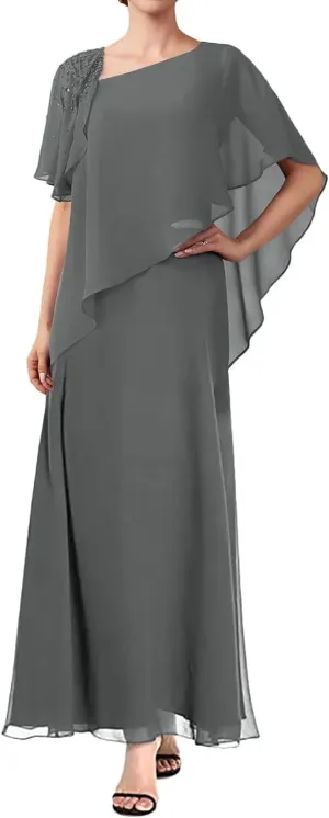 Pleated Dresses Lace Appliques Mother of The Bride Ruffles V Neck for Wedding Guest Formal