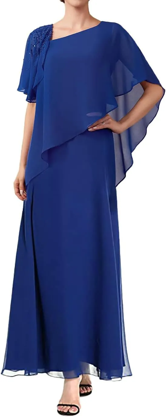 Pleated Dresses Lace Appliques Mother of The Bride Ruffles V Neck for Wedding Guest Formal