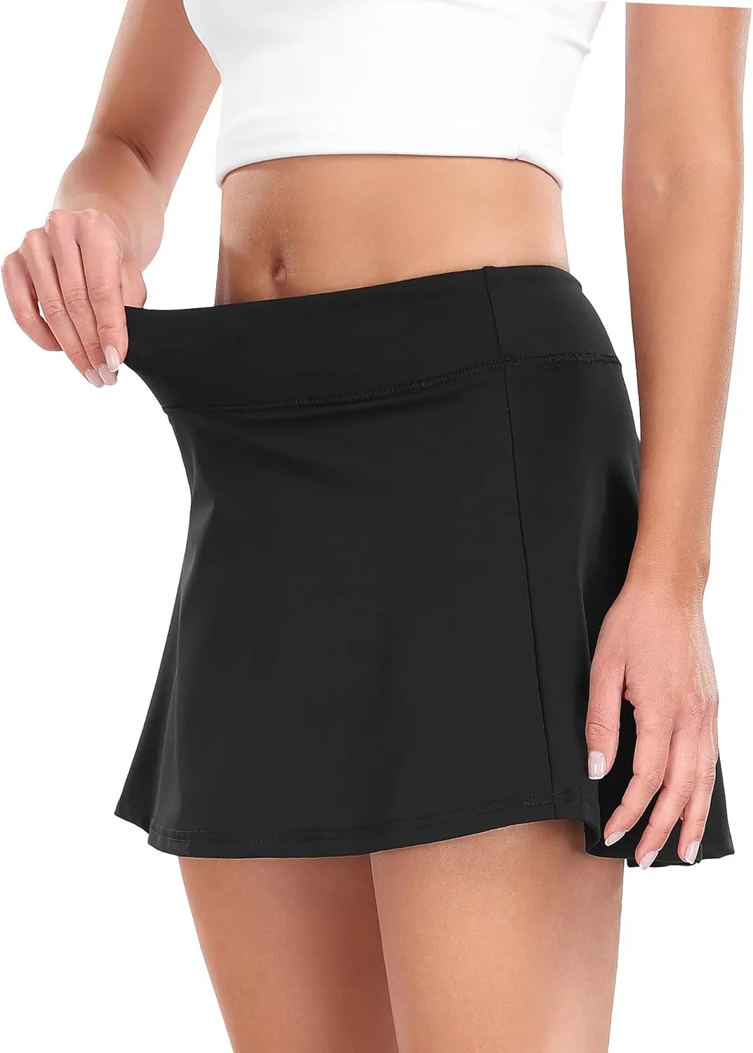 Star Vibe 2-Pack Tennis Skirt for Women with Shorts Workout Athletic Golf Skorts with Pockets Lightweight Gym Skort