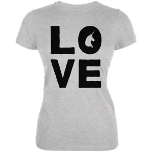 Unicorn Love Juniors Soft T Shirt