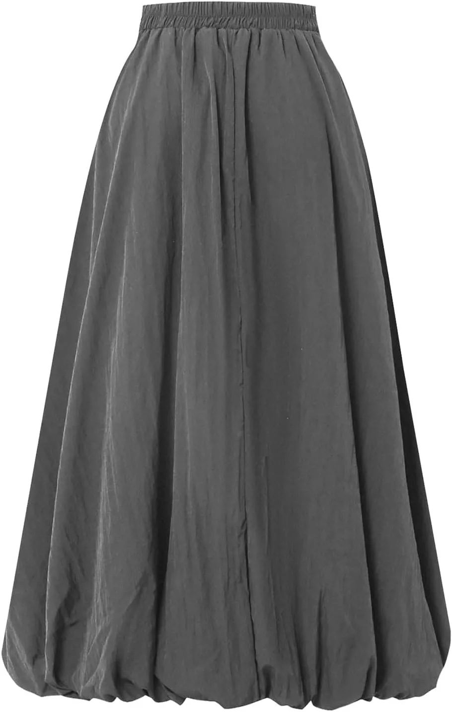 Womens Casual Solid Boho High Waisted Flowy Maxi Skirts Trendy Cute Long Skirts with Pockets 2025 Summer Fashion