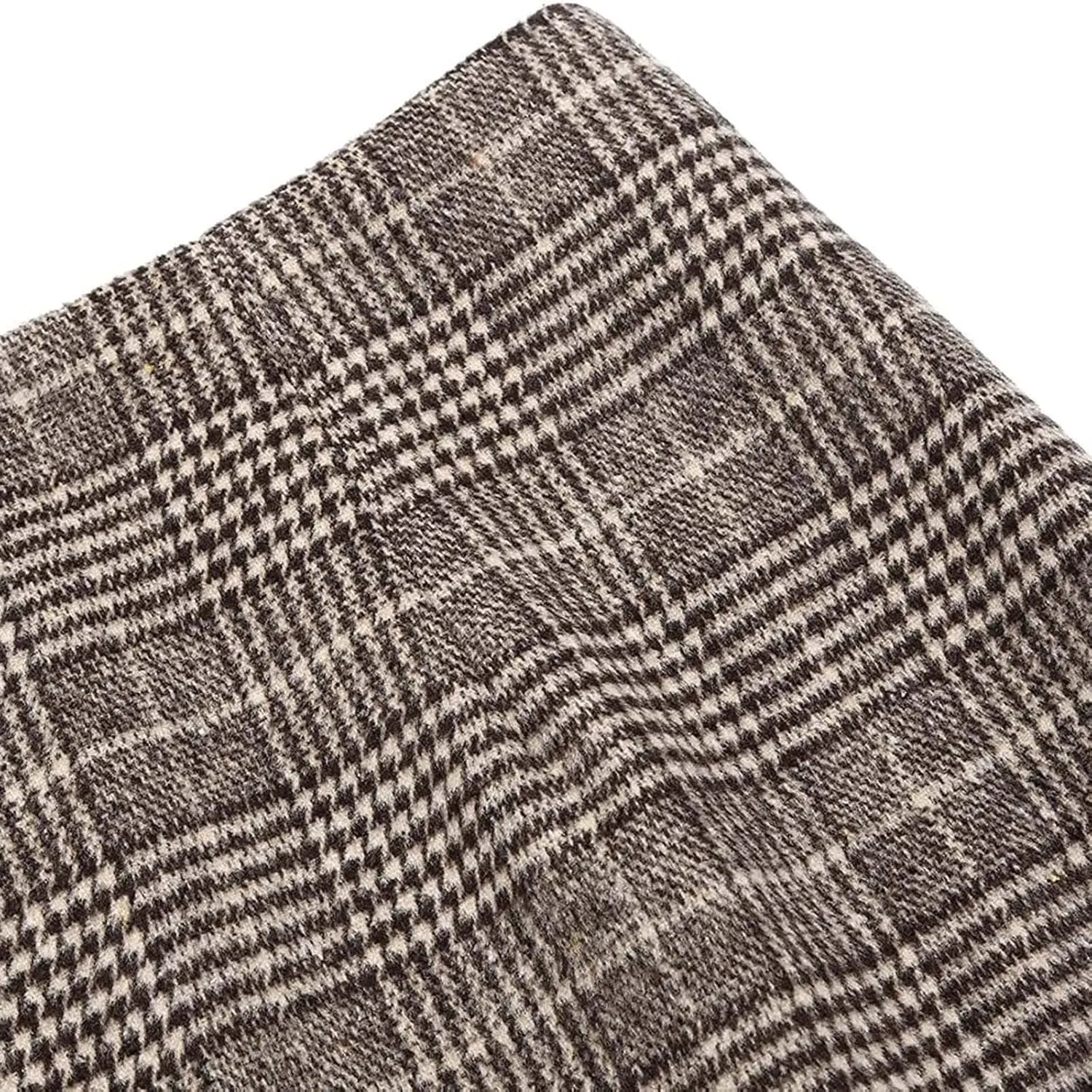 Wool Skirts for Women Trendy, Womens Wool Plaid Mini Skirt Fall Winter High Waisted Bodycon Pencil Skirt