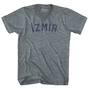 ?zmir Text Adult Tri-Blend V-neck T-shirt